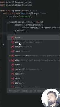 Find Duplicate Characters in a String Using Java 8 | Stream API Interview Question
