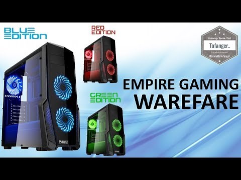 Empire Gaming Warefare - PC Gamer LED Case - Gaming Case - Unboxing