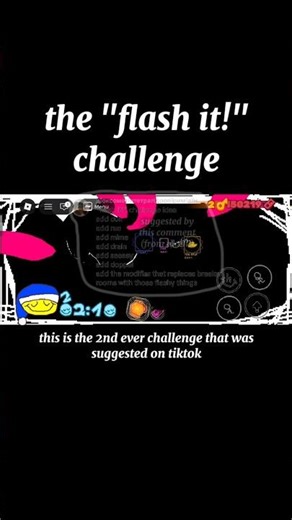 the "flash it!" challenge [roblox grace]