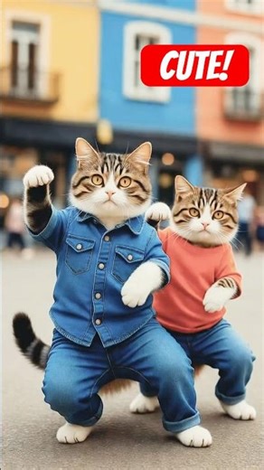 Cute Dancing Cat Short Story 🐱 Funny Magic Kitty #shorts #dancingcat #cutecats #funnycats