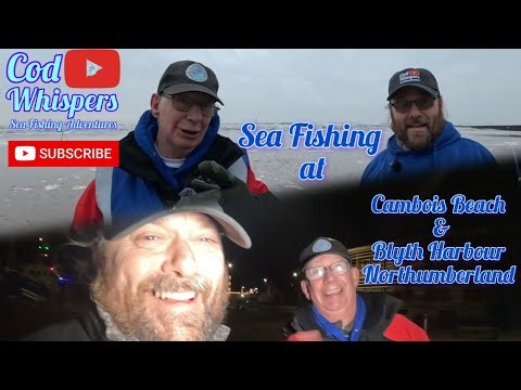 North East Sea Fishing at Cambois Beach & Blyth Harbour in Northumberland