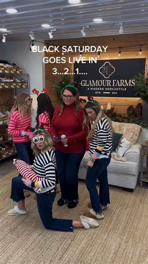 2.5K views · 162 reactions | LET’S GO GIRLS  Our black Saturday collection is up on the app and web!! Shop the live replay and snag all the gifts for everyone in your life - or just use it as an excuse to treat yourself! ❤️ THANK YOU for your support this morning. We had so much fun! https://glamourfarms.com/collections/black-saturday | Glamour Farms | Facebook