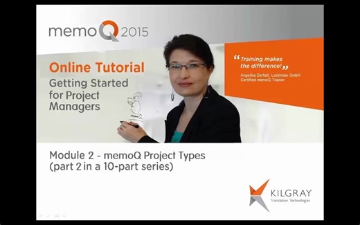 2-memoQ桌面端里的翻译项目类型