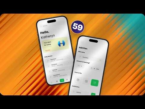 Design a Medication Tracker App | Mobile App Design Tutorial