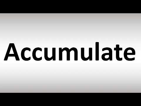 How to Pronounce Accumulate