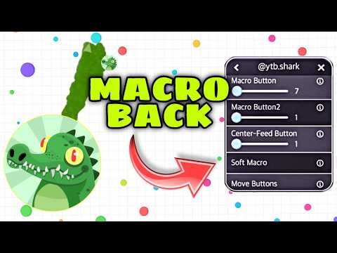 AGARIO MOD MENU | MACRO & MASTERSPLIT ARE BACK *NO CONNECTING* ( Agar.io Mobile)