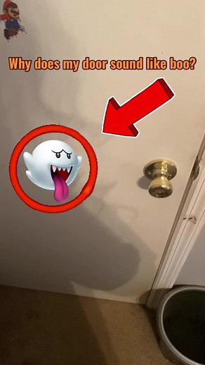 My door sound like boo from Mario #fyp #door #boomario | bowser laugh sped up