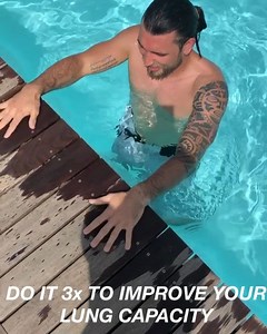 20 reactions | Wanna improve your lung capacity?! Try this one:  Hold your breath as long as you can, take one deep breath and hold it once again as long as you can. Let‘s go ✅ #lungcapacity #qualitywork #aquaworkout | Mr. High Level | Facebook