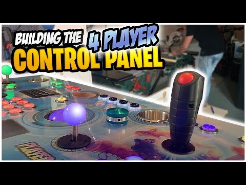 Building the 4 player Arcade control-panel