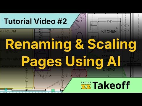 2 - Batch Scale, Rename, and add Sheet Numbers using our powerful AI features