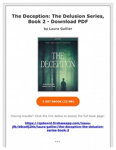 Free PDF The Deception: The Delusion Series, Book 2 by Laura Gallier