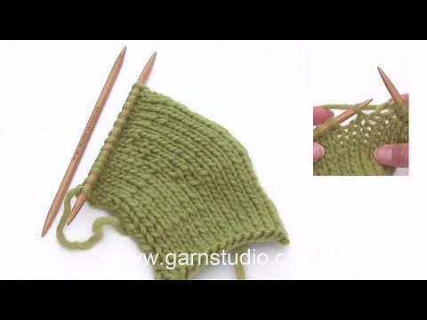 How to knit short rows (basic method)