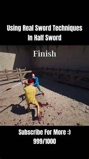 Using Real Sword Techniques: Fool's Guard | Half Sword