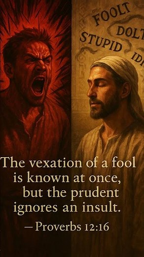 Proverbs 12:16
