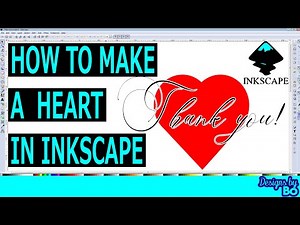 Make A Heart Shape In Inkscape - Beginner Tutorial