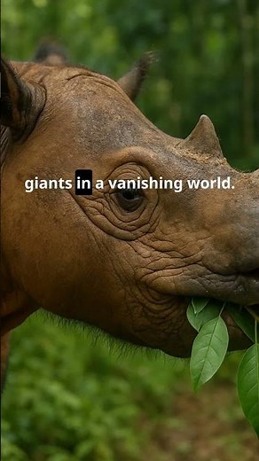 MORE mind blowing facts about the Sumatran Rhino