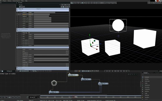 Notch 中文基础教程：第五章 三维工作场景以及动画制作（2）