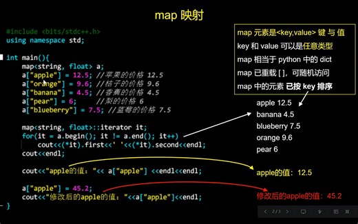 STL数据结构-map 映射