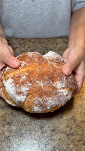 Quick & Easy 4-Ingredient Bread (No Knead Recipe)