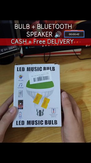 Buy now 👉 https://myshopprime.com/product/msp/1658455889 *LED Light Bulbs Color Changing with Bluetooth Speakers and Remote Control RGB Bulbs Lamp B22 For Light Home Decoration Bar and Party* * *COD Available* *Free and Easy Returns**: Within 7 days of delivery. No questions asked Hi, check out this product available at best price for you.💰💰 If you want to buy any product, message me. #shorts #viralshortsreels #viralreels24 #codavailablealloverindia #freedelivery #bulbspeaker #bulbs #speaker 