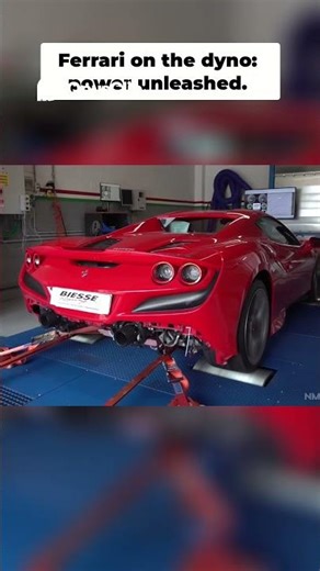 Red Ferrari Unleashed Dynamometer Power Test!