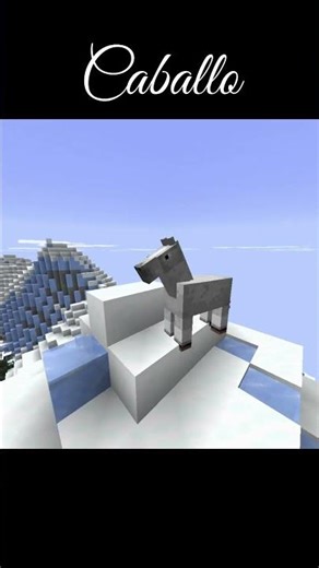 O Cavalo das montanhas! #minecraft #memes #caballos