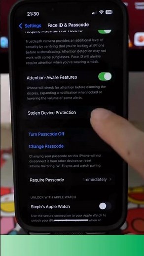 How to Enable Stolen Device Protection on iPhone