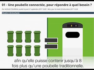 poubelle connectée