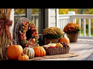 Outdoor Fall Decorating for Patios & Porches: 20 Rustic Touches to Cozy Up Your Outdoor Spaces