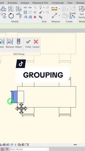 Grouping Revit #revit #3dmodel