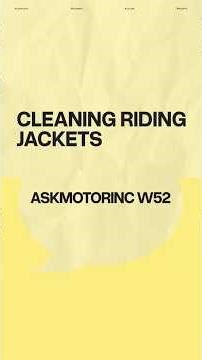 How to clean motorcycle jackets (Use the machine!) | #AskMotorInc