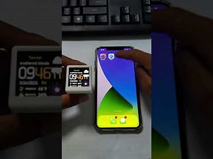 CAIDEN Smart Table Clock easy setup guide.