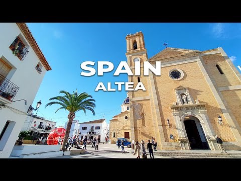 Altea Spain 🇪🇸 Walking Tour | Best of Costa Blanca 4K