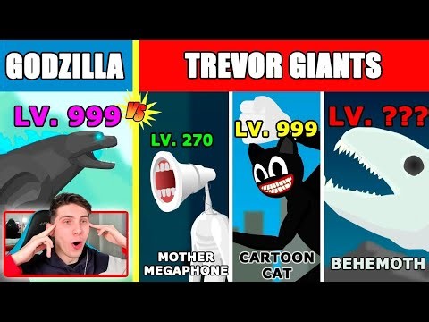 GODZILLA VS TREVOR GIGANTES RETO NIVEL DE GUERRA - REACCION KAIJU THEKALO