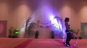 6.2K views · 386 reactions | My freestyle performance at Hoop Dream Retreat! Raw, unedited & REAL! guess what, all your favorite hoopers drop their hoops too. No one cares except for you.. smile HARDER! 路‍♀️ | Dizzy Dynamic | Facebook