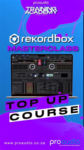 Rekordbox Masterclass: Top-Up Course Take your DJ game to the next...