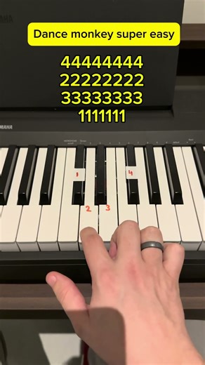 🎹 Super Easy “Dance Monkey” Piano Tutorial (Beginner Friendly!)