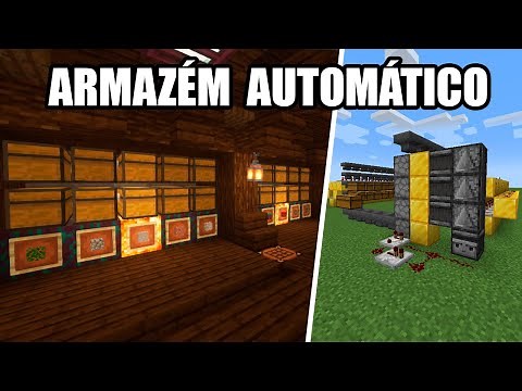 Tutorial Armazém Automático | Separador de Itens | MINECRAFT JAVA & BEDROCK