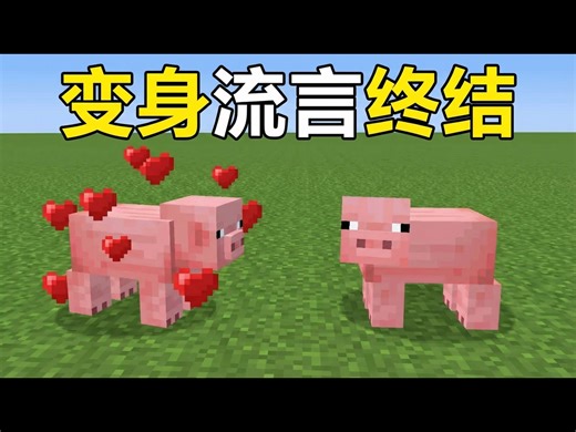 【熟肉】终结我的世界变身流言：变成猪会发生什么？ - Skip the Tutorial
