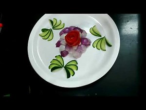 Beautiful and easy salad decorations ideas ||how to make |vegetable salad decoration