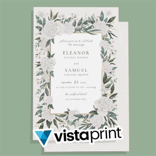 Birthdays, weddings, baby showers…whatever the occasion, we’ve got the invites to kick it off in style 😎 | VistaPrint