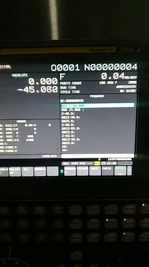 CNC#HOW TO READ PROGRAM IN MACHINE RUNNING MODE#FANUC SERIES Oi-TF