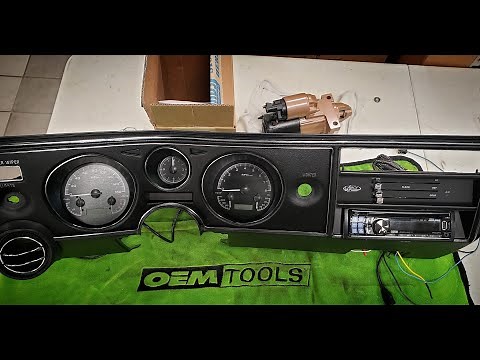 69 Chevelle Dakota Digital gauge set install how to.
