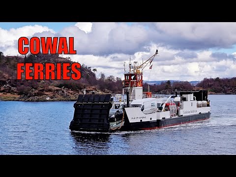 Hopping Across the Cowal Peninsula by Ferry! Tarbert /Portavadie/Dunoon/Gourock (Calmac & West. Fs.)