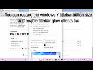 Aero Glass Transparency MADE EASY on windows 10/11!