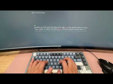 Keychron Q1v2 with Keychron K Pro Banana (Tactile) Sound Test