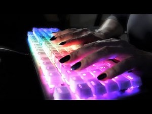 🖮 KeyBoarding you to SLEEP 💤 ASMR • No Talking • Strobe Effect