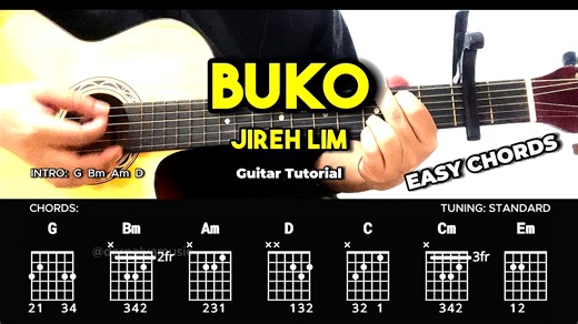 12K views · 258 reactions | Buko - Jireh Lim | Guitar Chords Tutorial For Beginners #guitartutorial #chords #lyrics | dernalvamusic | Facebook