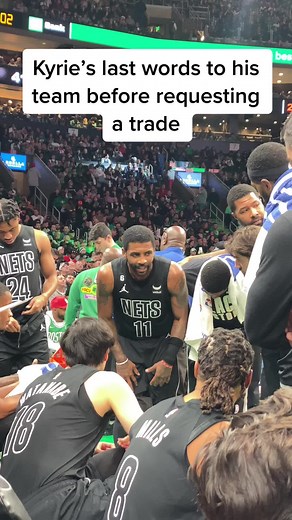 “Lets play basketball” lol #kyrieirving #nets #celtics