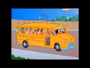 Bart Goes On A School Trip - The Simpsons